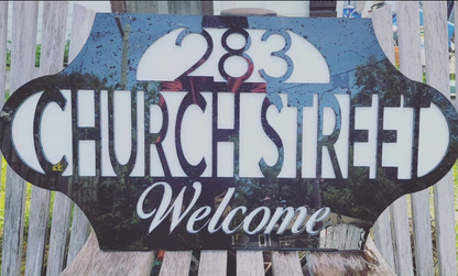 Black Acrylic House Number 1 PIECE