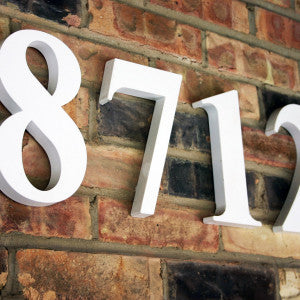 Acrylic House Number Various Sizes